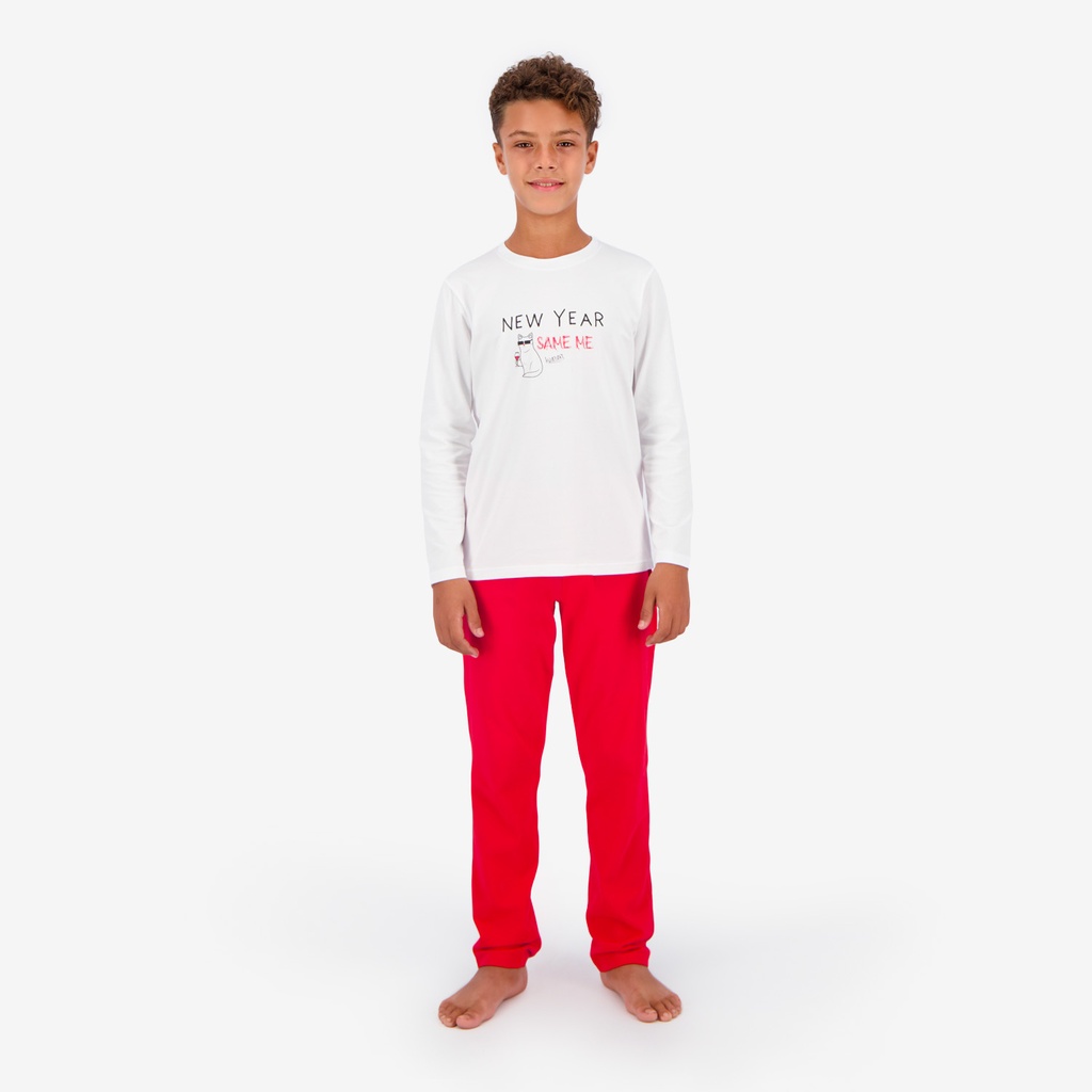 Pyjama unisexe enfant manches longues NEW YEAR SAME ME
