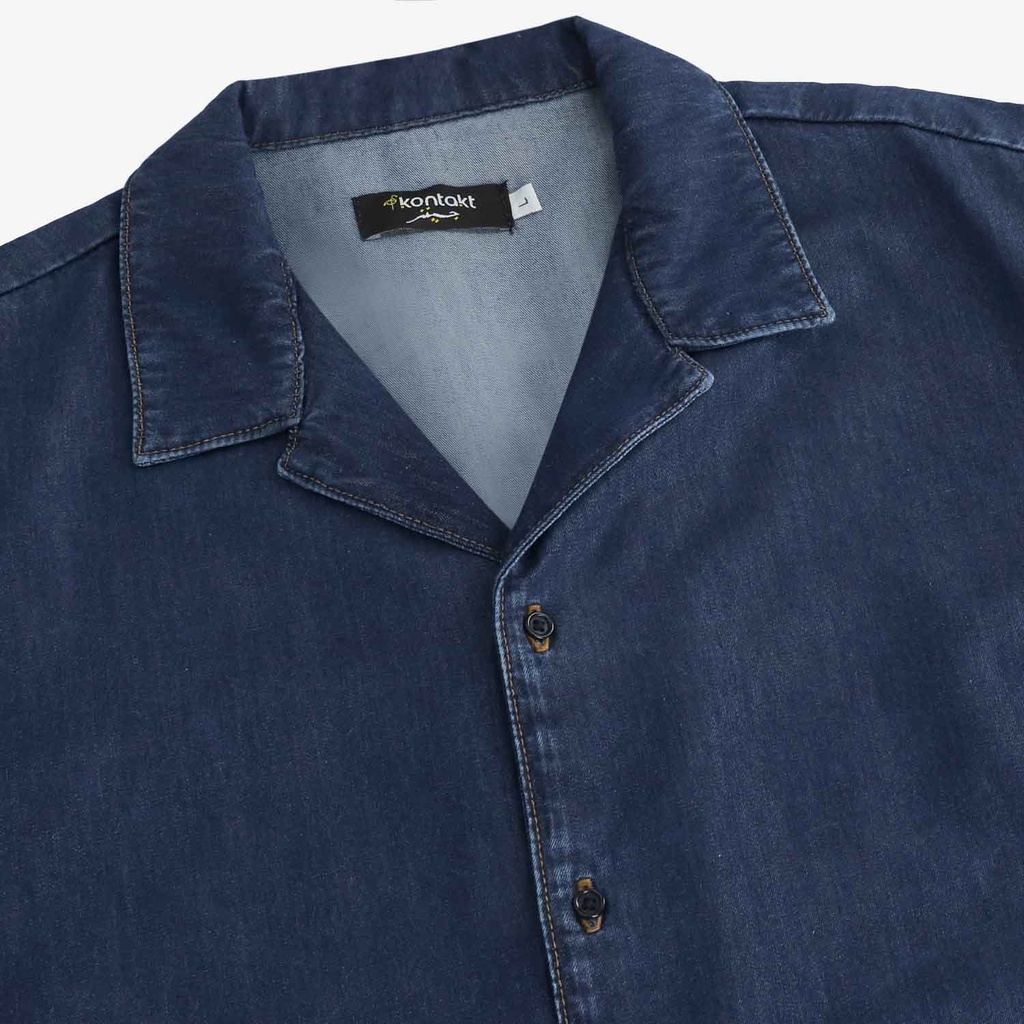 Chemise homme manches courtes en jeans - SHOKRI