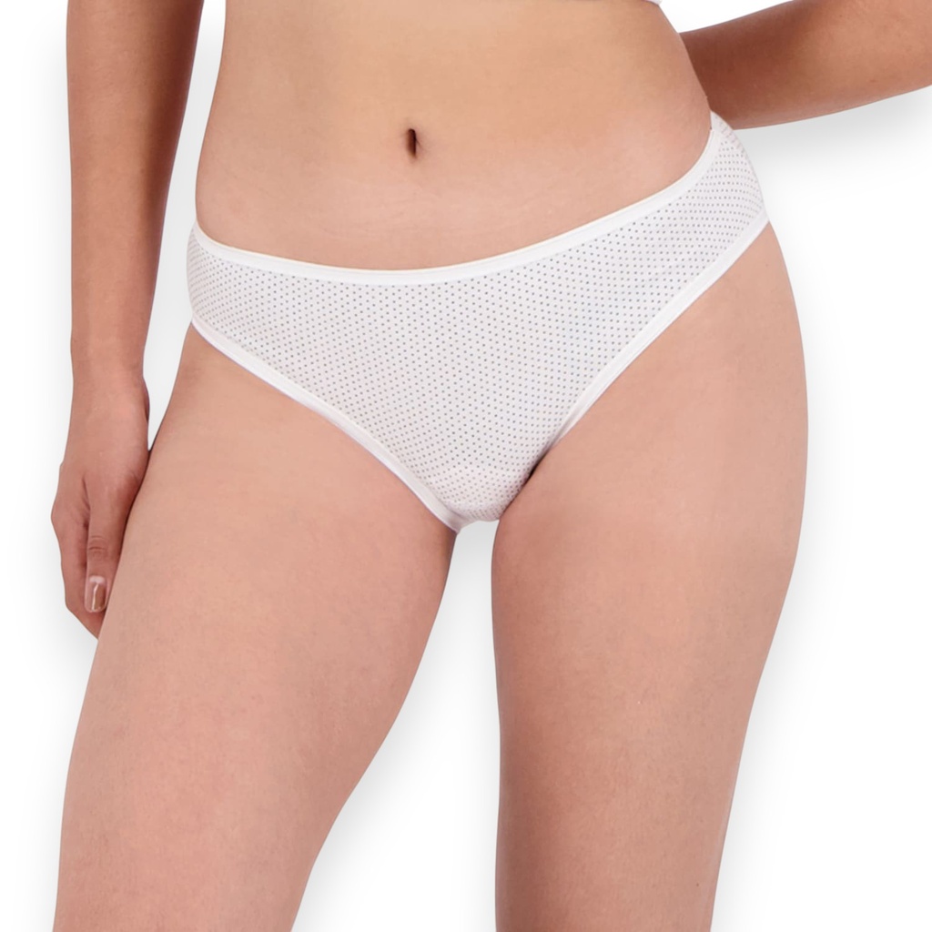 Lot de 3 Slips taille basse femme en coton stretch