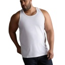 Lot  de 2 Singlets homme grandes tailles en coton pur