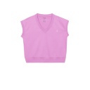 Sweat femme sans manches avec broderie