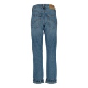 Straight jeans garçon avec revers