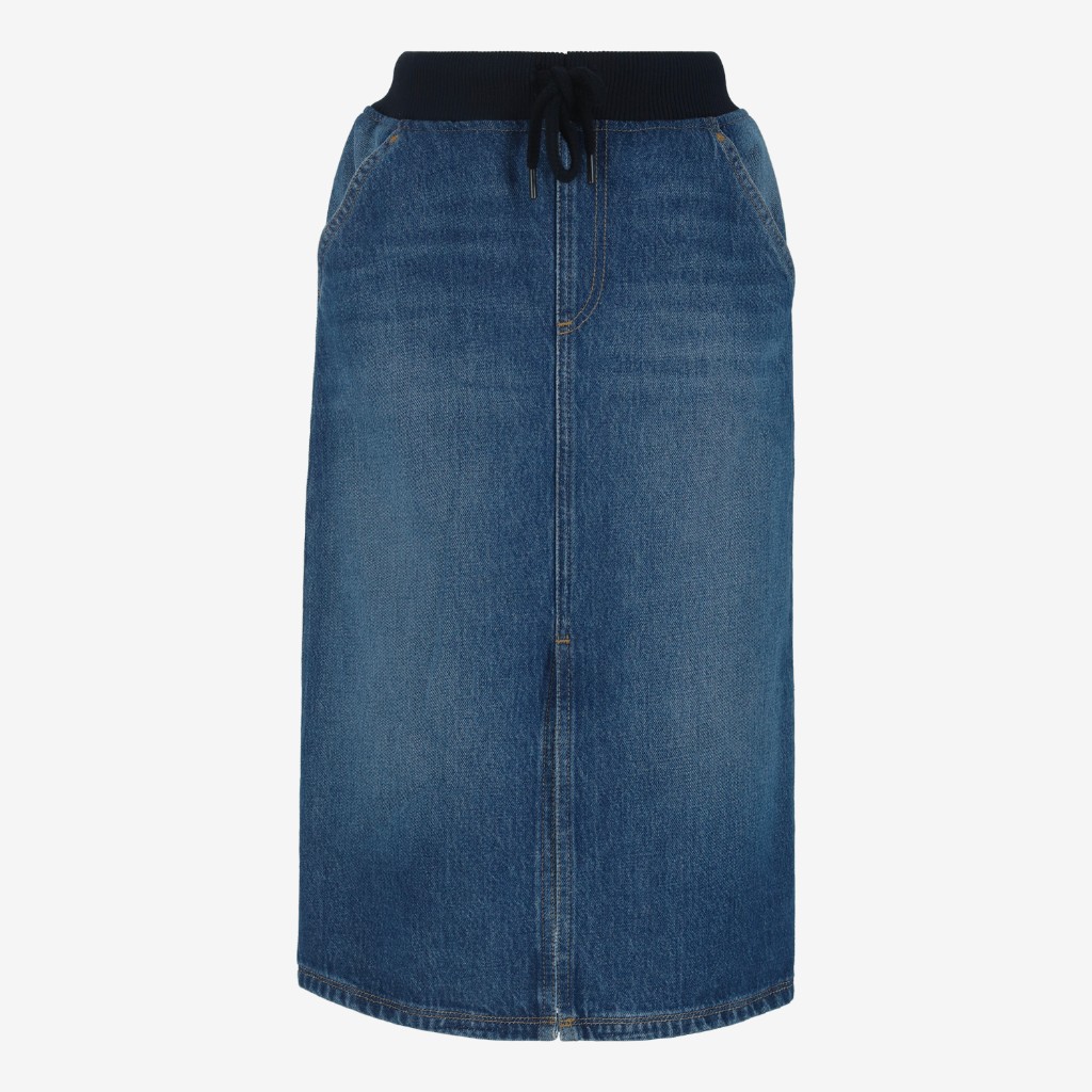 Jupe midi fille en jeans