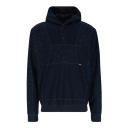 Hoodie homme en jeans imprimé laser - HOUSSEIN