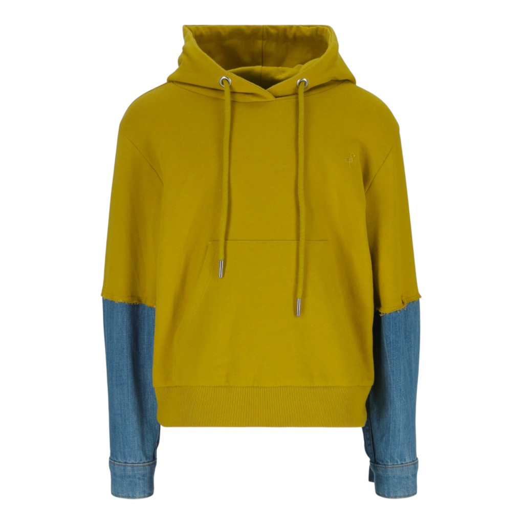 Hoodie garçon avec manches en denim