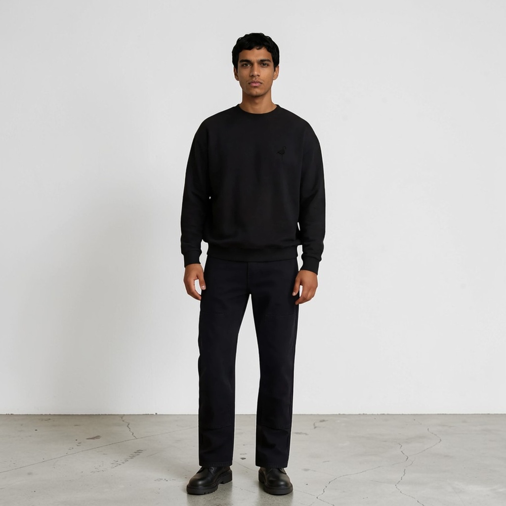 Sweat oversized unisexe avec poches coté   دزو خوه طاح في الشربة