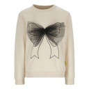 Sweat regular fille avec noeud en tulle