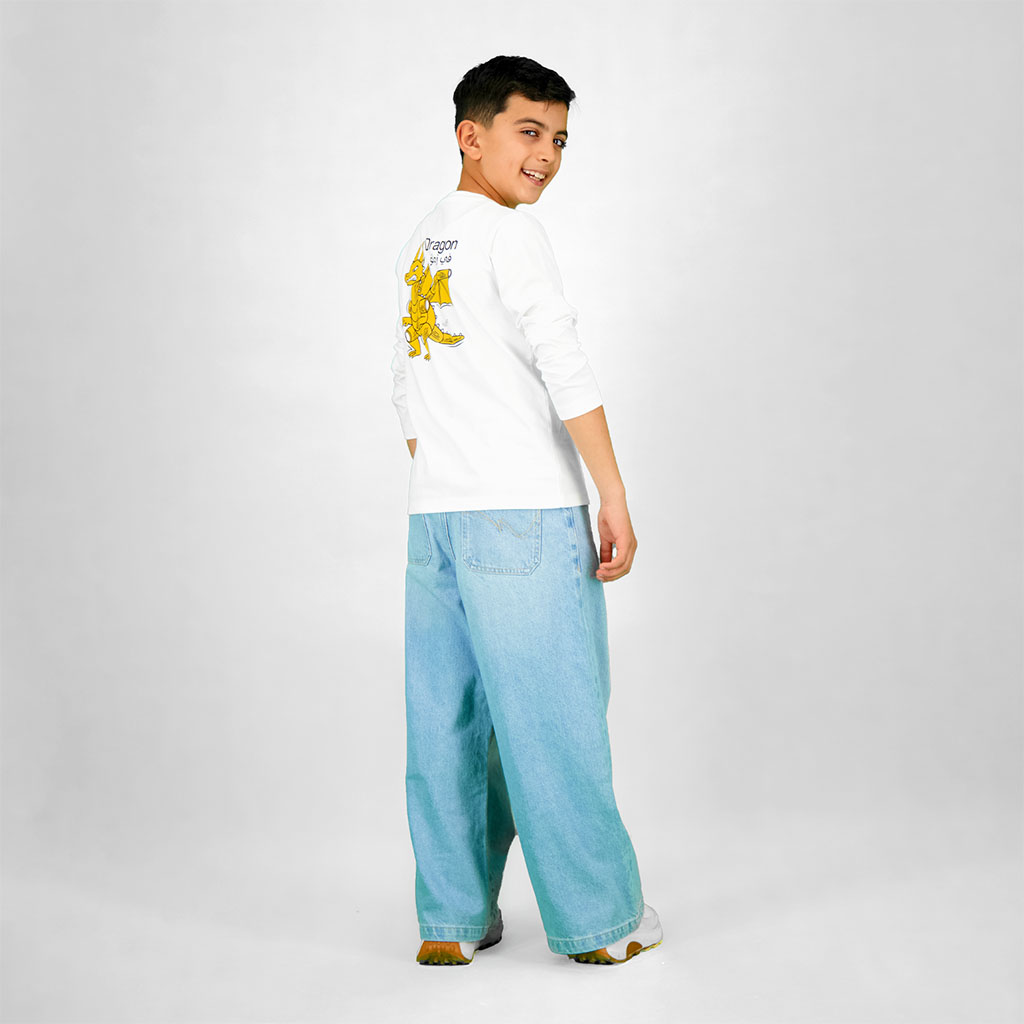 T-shirt garçon manches longues  Dragon