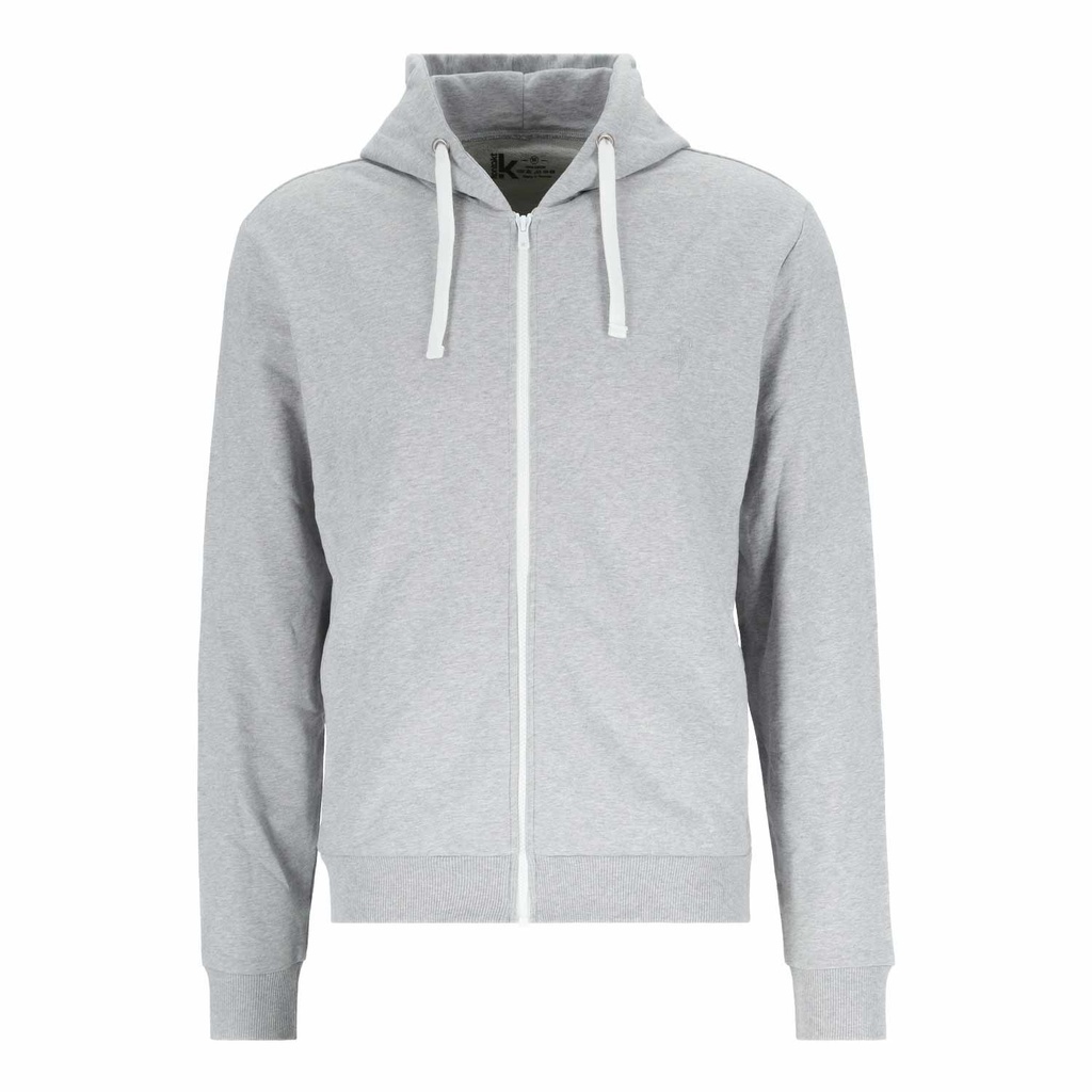 Hoodie zippé homme avec broderie