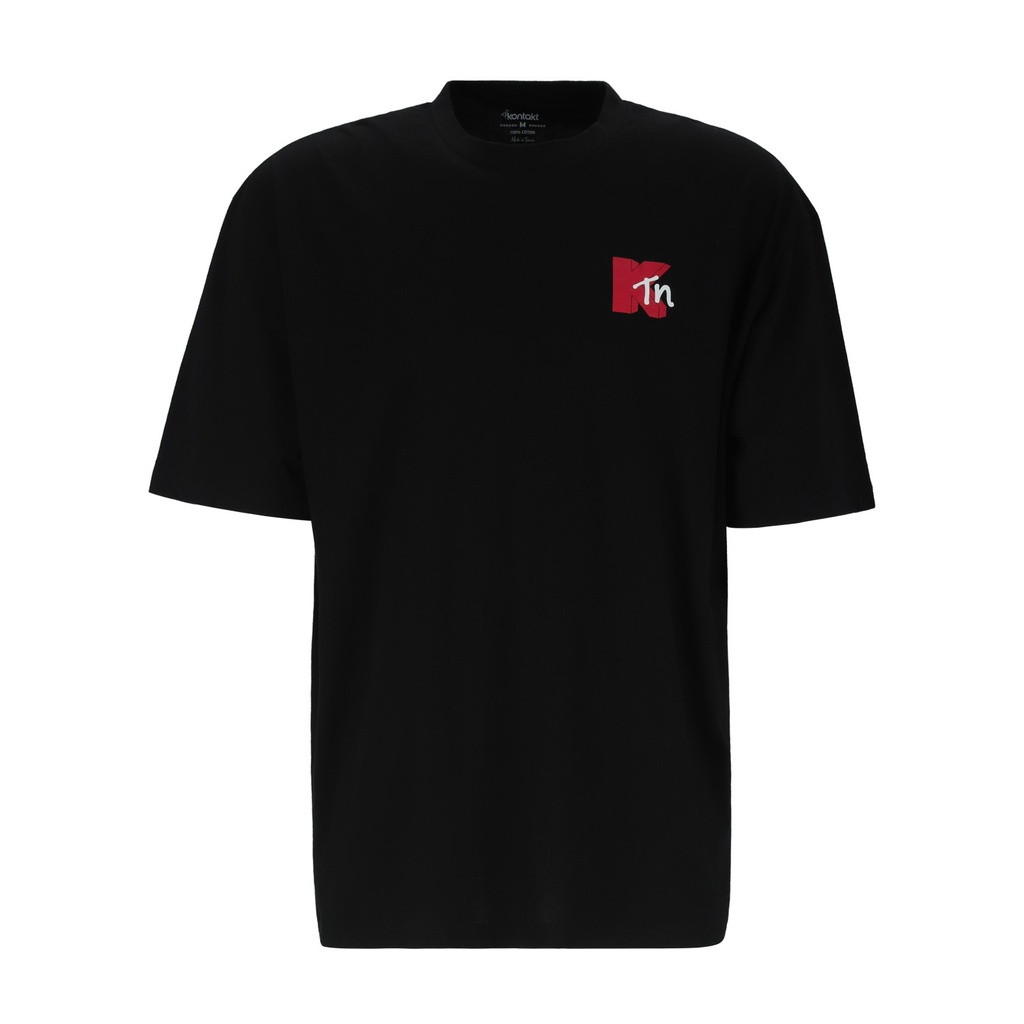 T-shirt oversized unisexe manches courtes K tn NON STOP TV SHOW