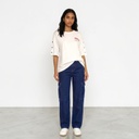 T-shirt femme sur taille avec boutons pression  CHEWING GUM