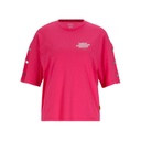 T-shirt femme sur taille avec boutons pression ONLY POSITIVE VIBES