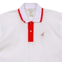 Polo homme manches courtes avec broderie et patte contrasté
