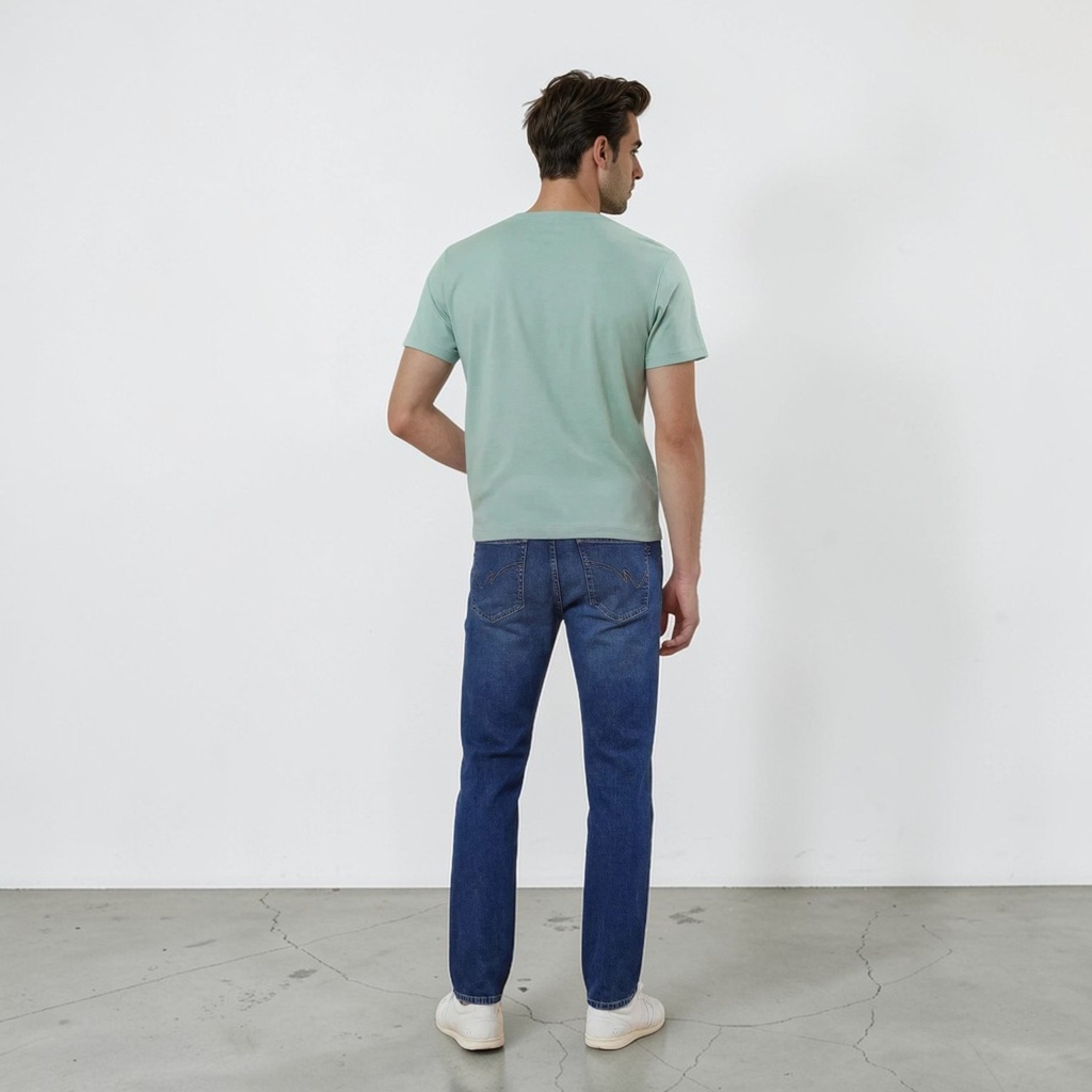 T-shirt homme manches courtes avec broderie