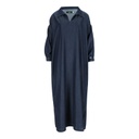 Robe jebba femme avec broderie en jeans