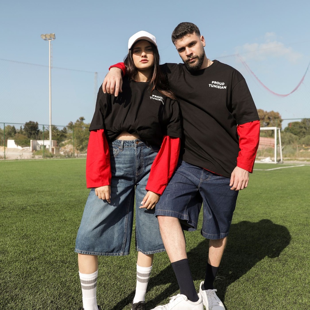 T-shirt oversized unisexe manches  courtes PROUD TUNISIAN
