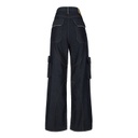 Baggy unisexe avec des poches détachables en jeans Selvedge And Raw Look - TUNIS FASHION WEEK 2024