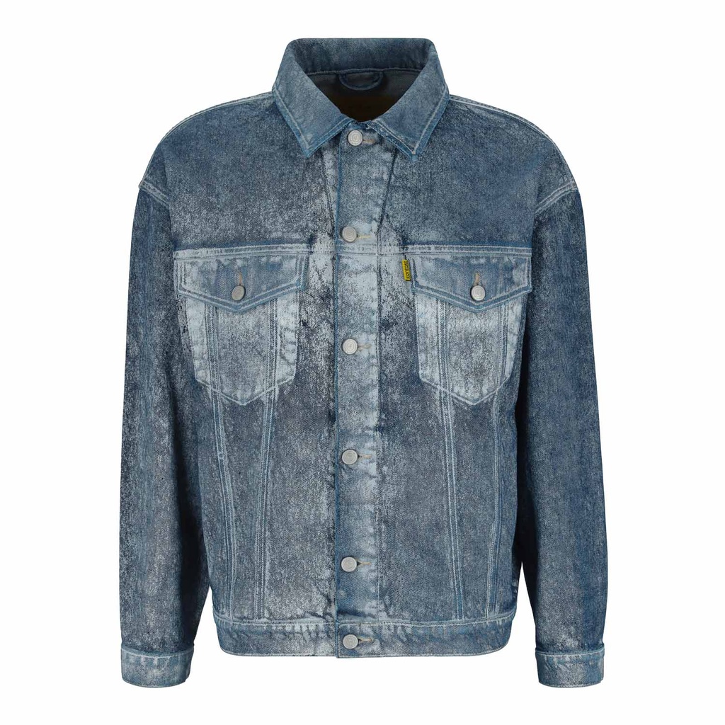 Veste oversized unisexe en jeans Heavy Used Effect - TUNIS FASHION WEEK 2024