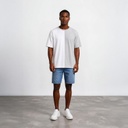 T-shirt oversized  homme manches  courtes bi-couleurs Alo ألو ياشبابي وينك