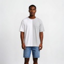 T-shirt oversized  homme manches  courtes bi-couleurs Alo ألو ياشبابي وينك