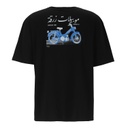 T-shirt oversized homme manches courtes موبيلات زرقة