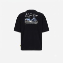 T-shirt oversized homme manches courtes موبيلات زرقة