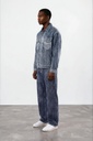 Veste oversized unisexe en jeans Heavy Used Effect - TUNIS FASHION WEEK 2024