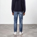 Regular jeans unisexe Heavy Used Effect - TUNIS FASHION WEEK 2024