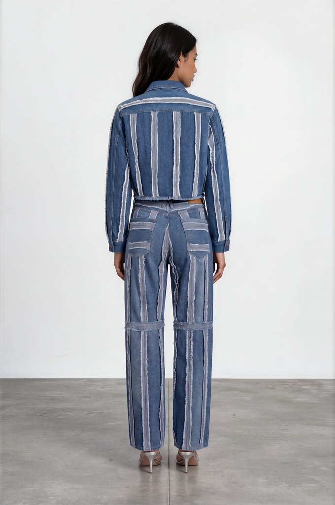 Baggy jeans unisexe  UPCYCLING METHODS - TUNIS FASHION WEEK 2024