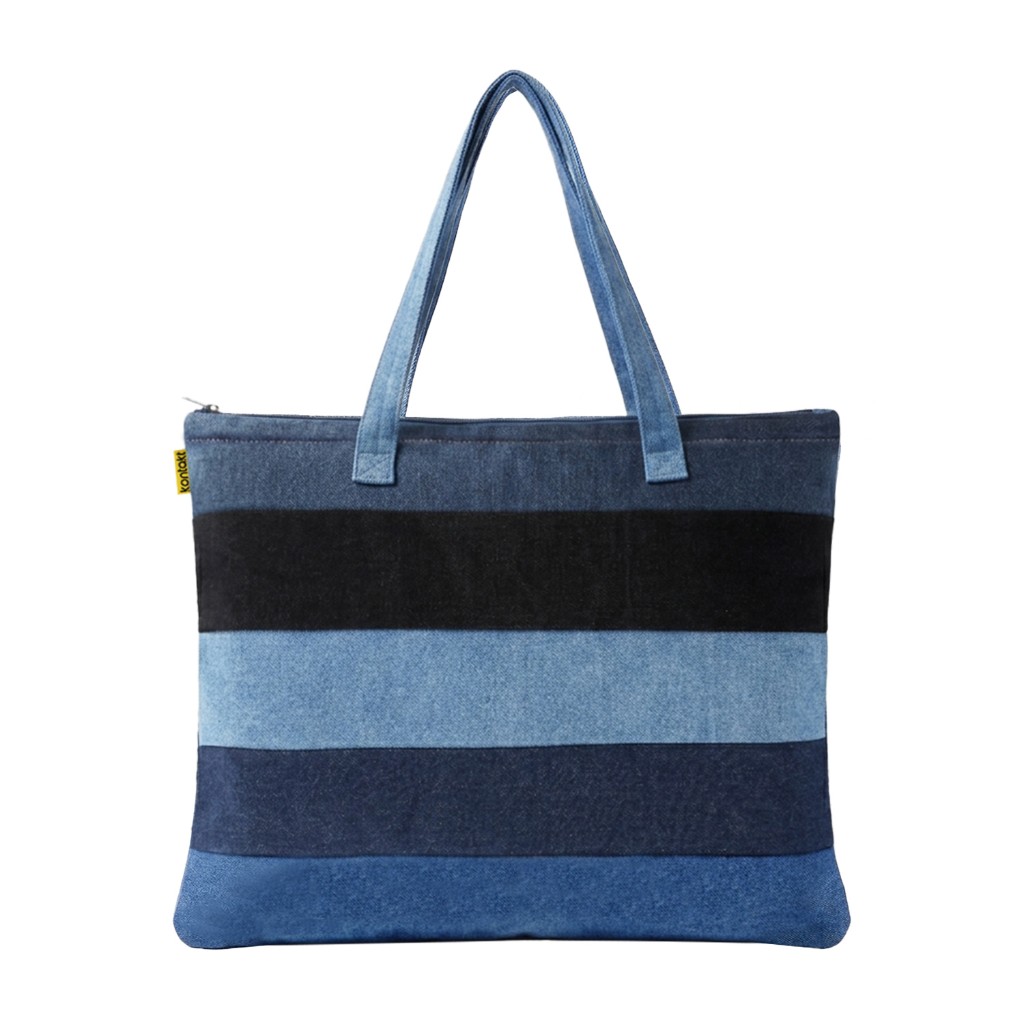 Coussin &amp; Tote bag format 60/50 en jeans Modular - TUNIS FASHION WEEK 2024