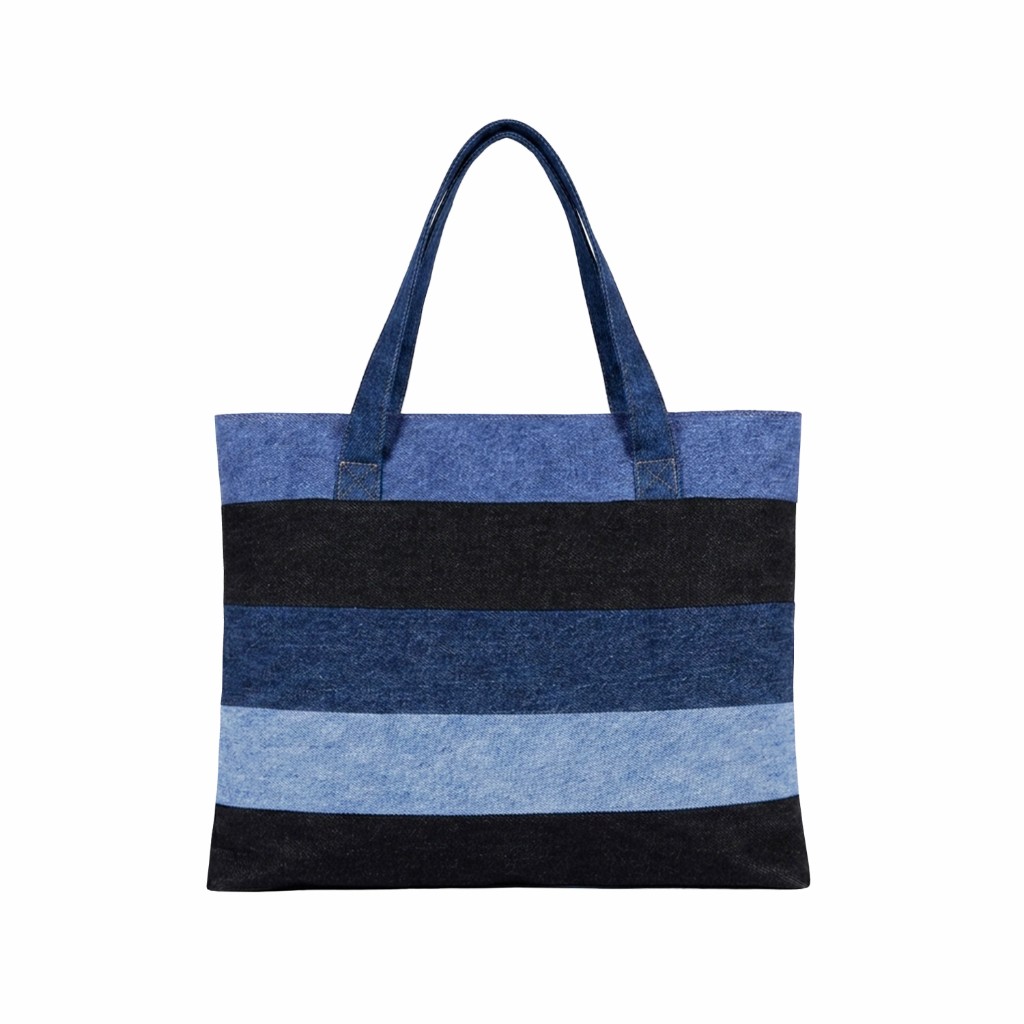 Coussin &amp;Tote bag format 49/39 en jeans Modular - TUNIS FASHION WEEK 2024