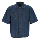 Chemise unisexe manches courtes en lin