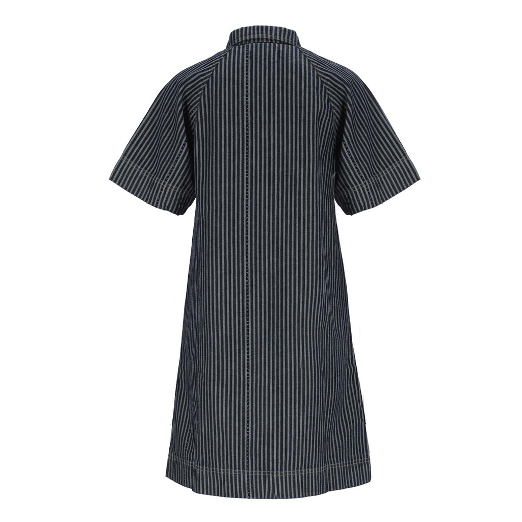 Robe chemise courte femme en jacquard