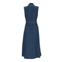 Robe chemise femme sans manche en lin