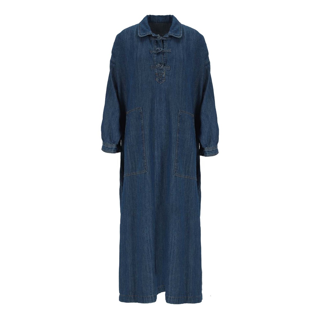 Robe chemise longue femme en lin