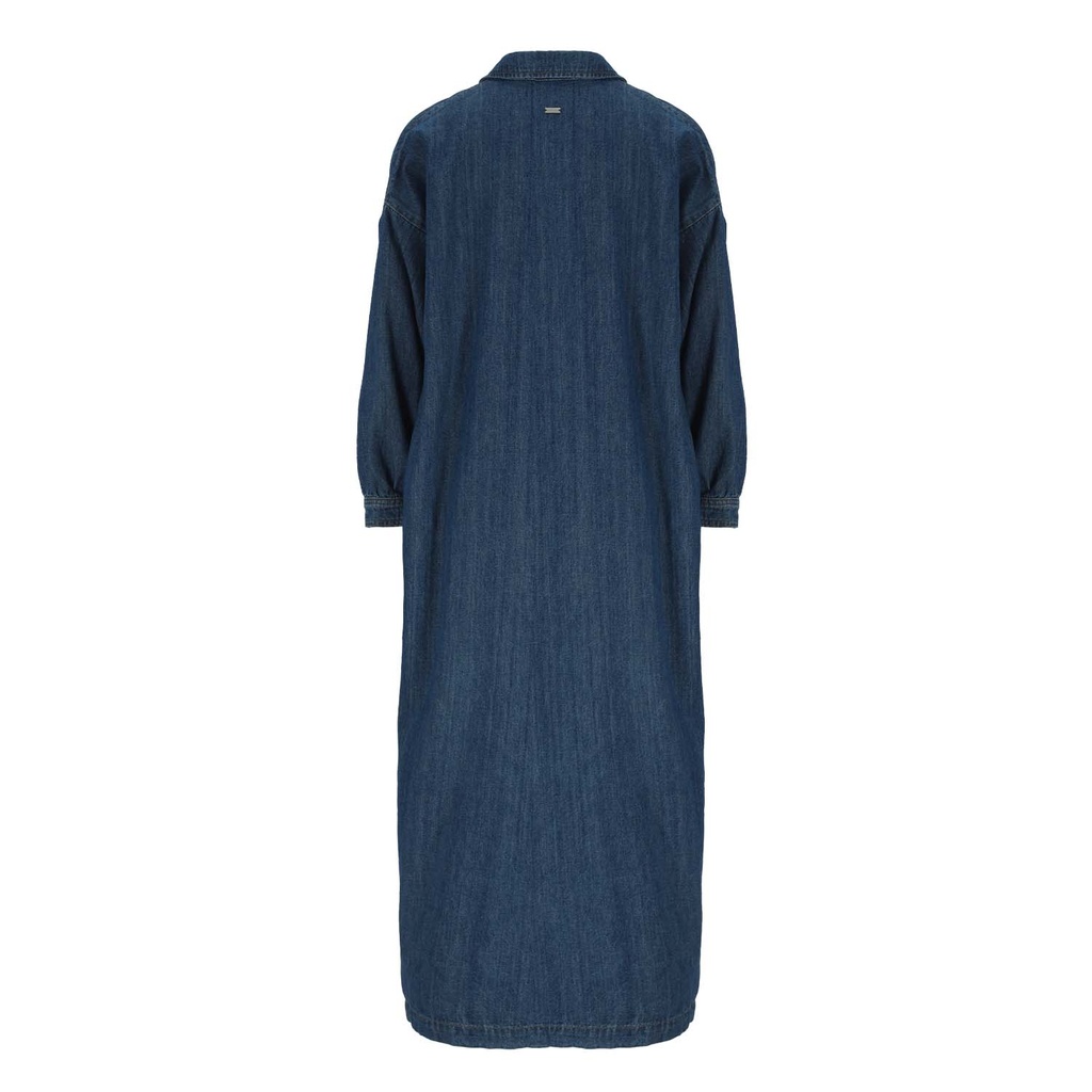 Robe chemise longue femme en lin