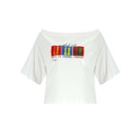 T-shirt col bateau femme manches courtes CHANNEL تونسي