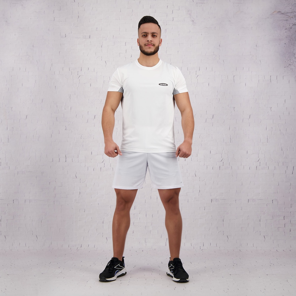 Short de sport homme avec logo