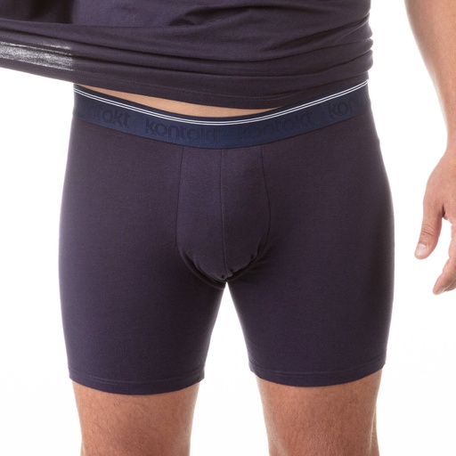 [05-010-06-017-K219-3XL] Boxer grandes tailles en coton stretch (Bleu   Marine, 3xL)