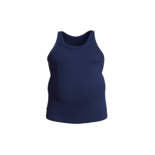 [05-010-19-020-K219-3XL] Singlet grandes tailles en coton pur (Bleu   Marine, 3XL)