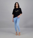 T-shirt femme oversized manches courtes HOB