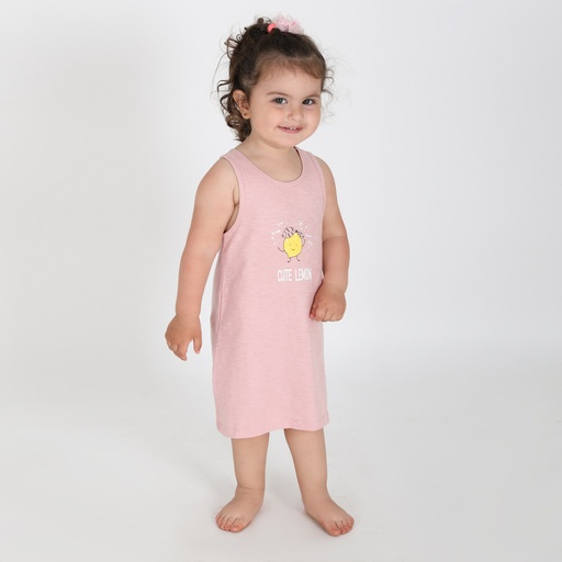[05-010-17-041-K043-12M] Robe bébé de plage CUTE LEMON (12M)