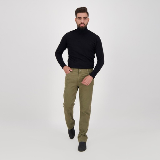 Pantalon slim homme touché velour