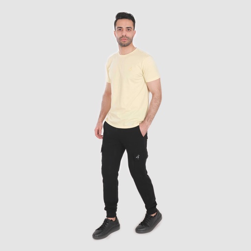 [05-010-65-031-K040-L] Jogger homme avec poches cargo (Noir, L)