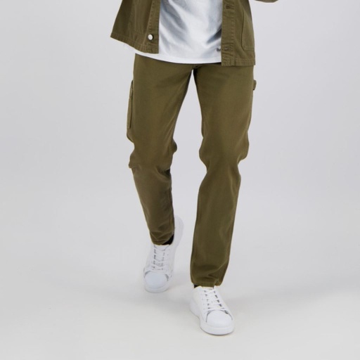 [01-010-01-413-K133-28] Carpenter homme - KARIM (Vert kaki, 28)