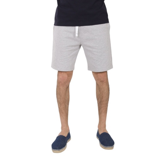 [05-010-18-057-K025-L] Short slim homme en molleton (Gris Chiné, L)