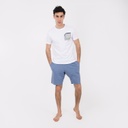 Ensemble homme manches courtes et short JOURNEE TERMINEE