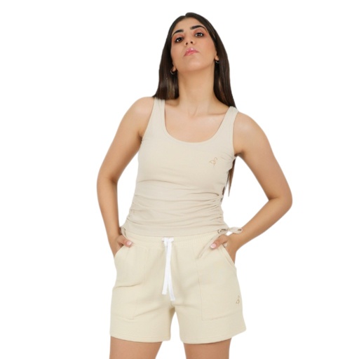 Débardeur femme avec cordon de serrage