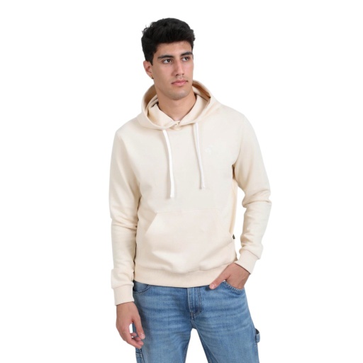[05-010-43-045-K005-L] Hoodie homme avec broderie (Beige, L)