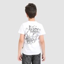 T-shirt unisexe enfant manches courtes COLORIAGE TIGRE + 1 feutre textile gratuit